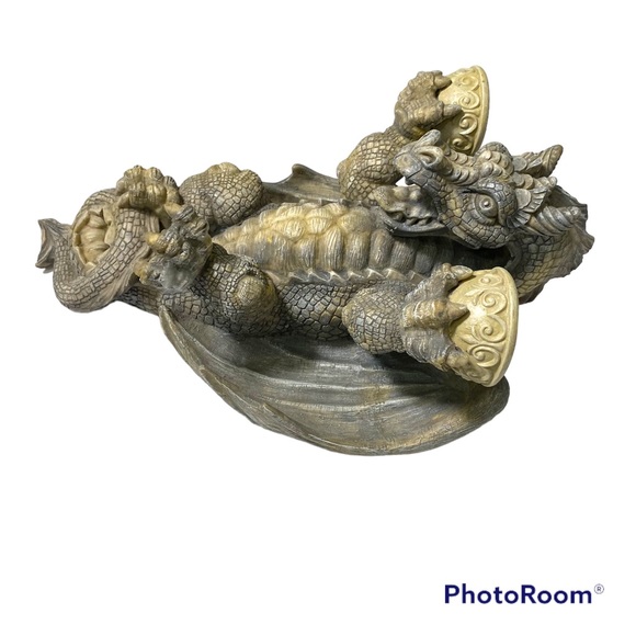 Design Toscano Dragon Candle Holder Wall Hanger Decor Statue - Picture 7 of 11